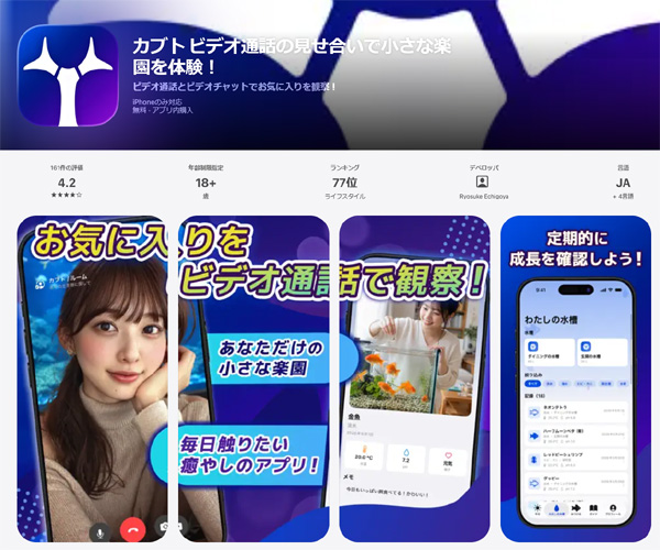 いつでも遊べるチャットアプリの『カブト』